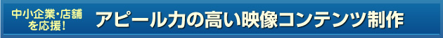 アピール力の高い動画コンテンツ